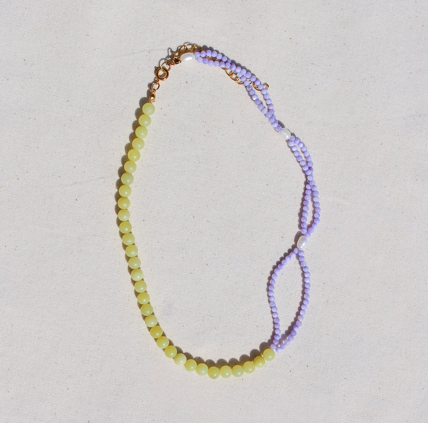 Lemon Purple Necklace