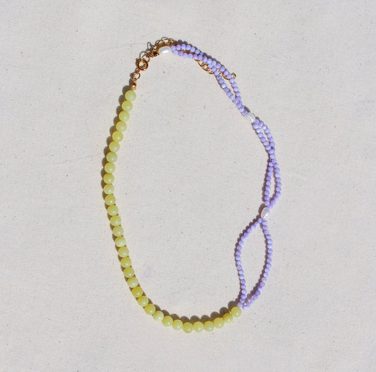 Lemon Purple Necklace